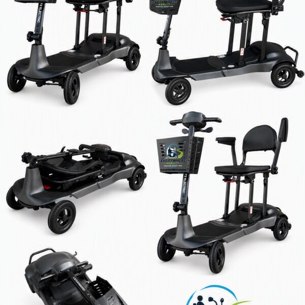 TTZ Electric SKY Carbon Opvouwbare Scootmobiel