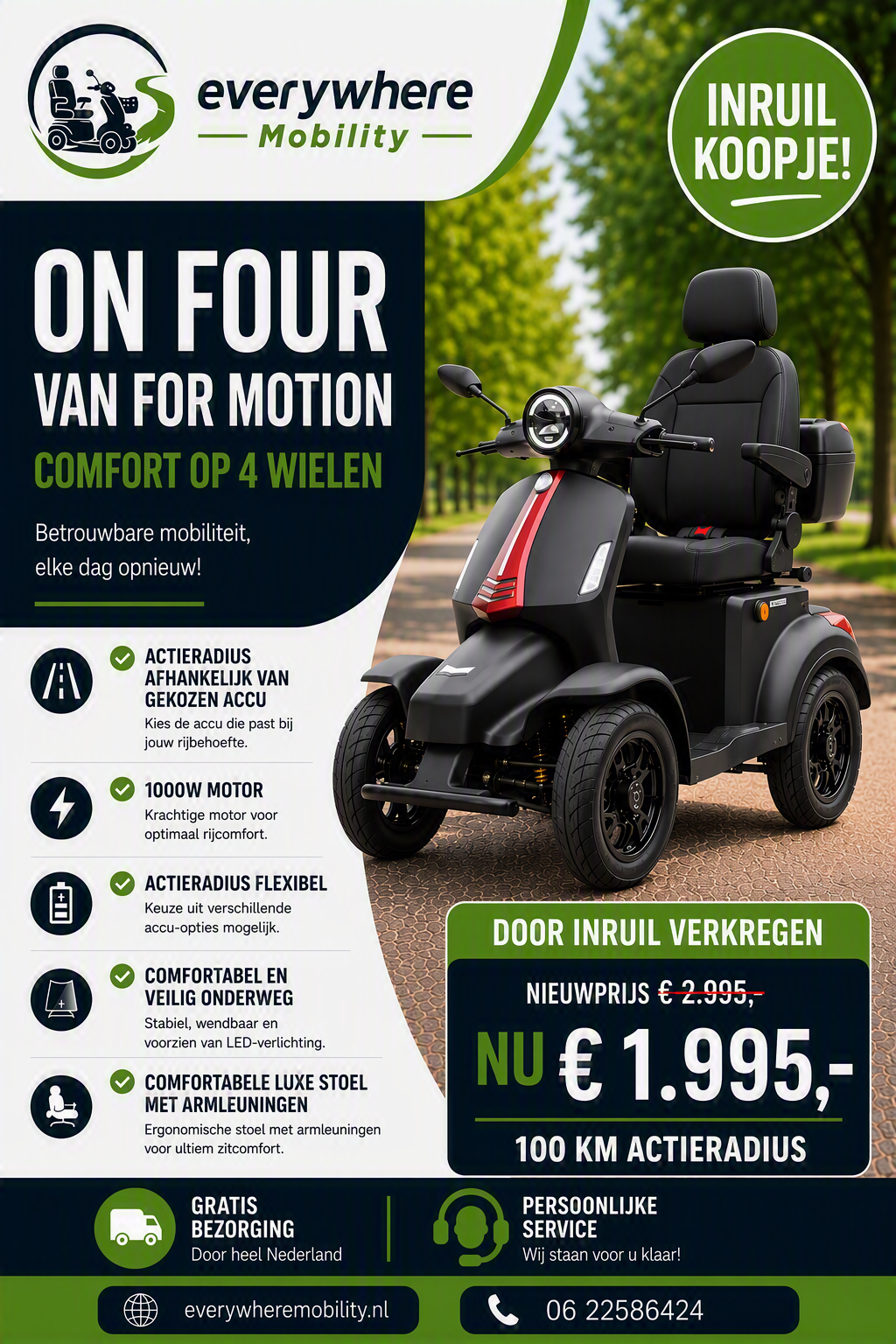 π₯ FORMOTION ON FOUR π₯ π° ACTIEPRIJS β¬ 1.995,-